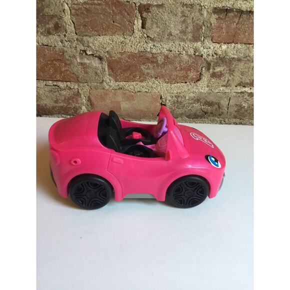 Fisher-Price Little People Barbie Convertible Vehicle + 2 Little People Figures - Picture 4 of 6